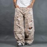 BAGGY DESMONTABLE CAMO MARRON ROTURAS