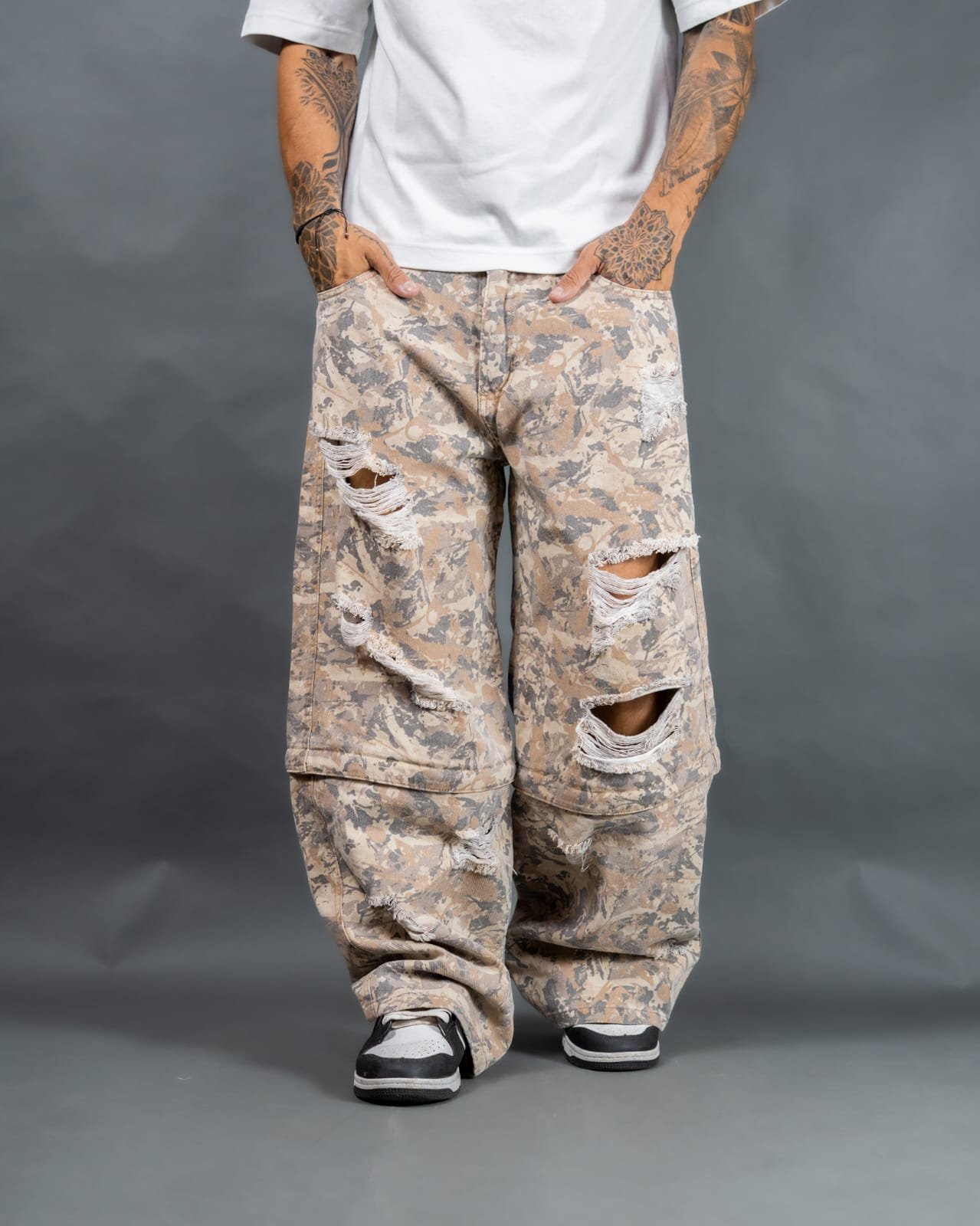 6b140b2f-ceea-4c1e-a4e0-b1411622ef1a BAGGY DESMONTABLE CAMO MARRON ROTURAS - Imagen 1