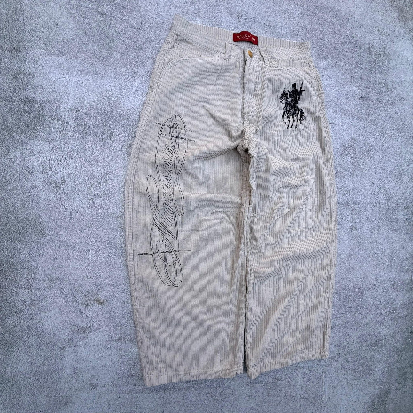 ae7ed1e8-17d5-4d53-a655-73234486703d BAGGY CORDEROY NARCI BEIGE - Imagen 1